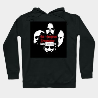 All-American Spookshow Horror Podcast Faces Hoodie